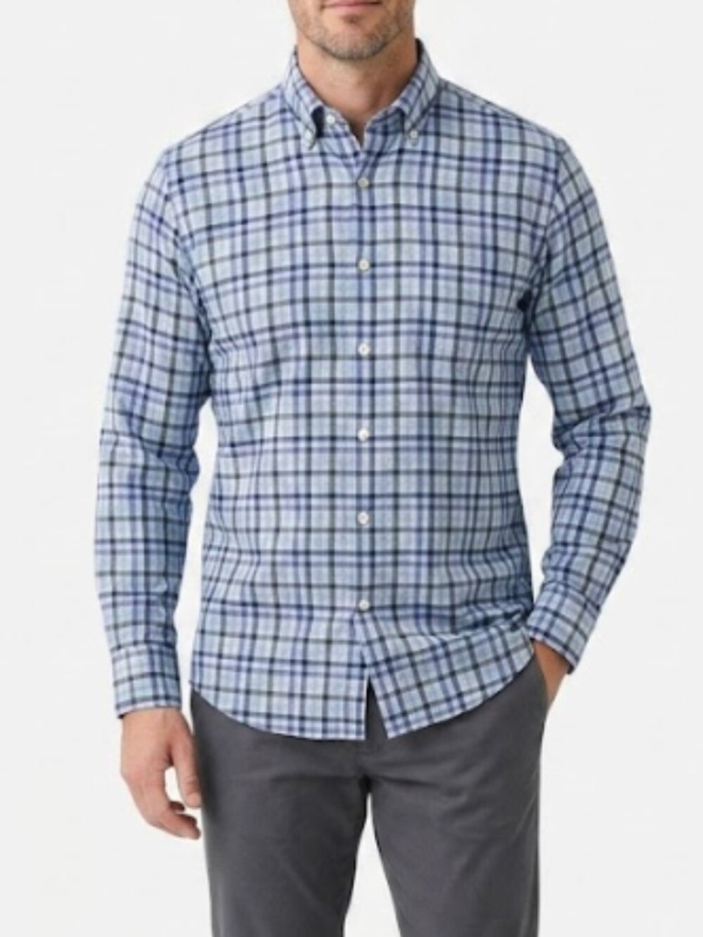 Peter Millar Men's | Crown Lite "Hamilton" Cotton-Stretch Sport Shirt | Medium